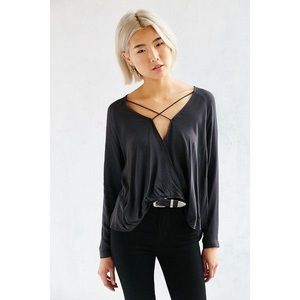 Urban Outfitters Mayfair Surplice Top